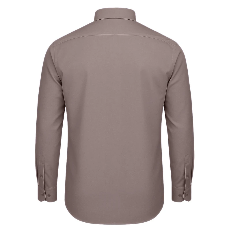 پیراهن آستین بلند یقه برگردان مردانه مدل کلاسیک - تصویر 2